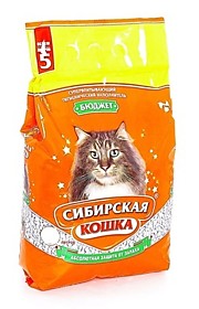 Наполнитель Сибирская кошка Бюджет: Впитывающий 10л