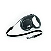 Флекси Рулетка-трос для собак до 20кг, 5м, черная (Black Design M Cord 5m black)