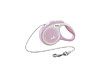 Флекси Рулетка-трос для собак до 12кг, 8м, розовая (New Comfort S Cord 8m rose)