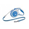 Флекси Рулетка-трос для собак до 20кг, 8м, синяя (New Comfort M Cord 8m blue)
